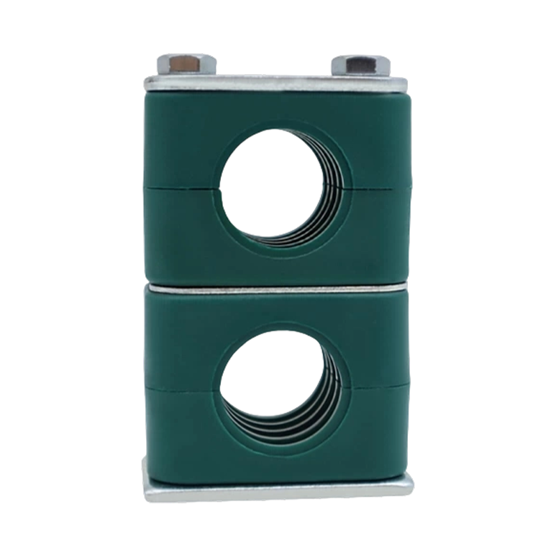 Легкий пластиковый хомут для труб, одноотверстийный верхний/нижний двухслойный хомут для труб, хомут для труб серии TLPG3+TLPG18