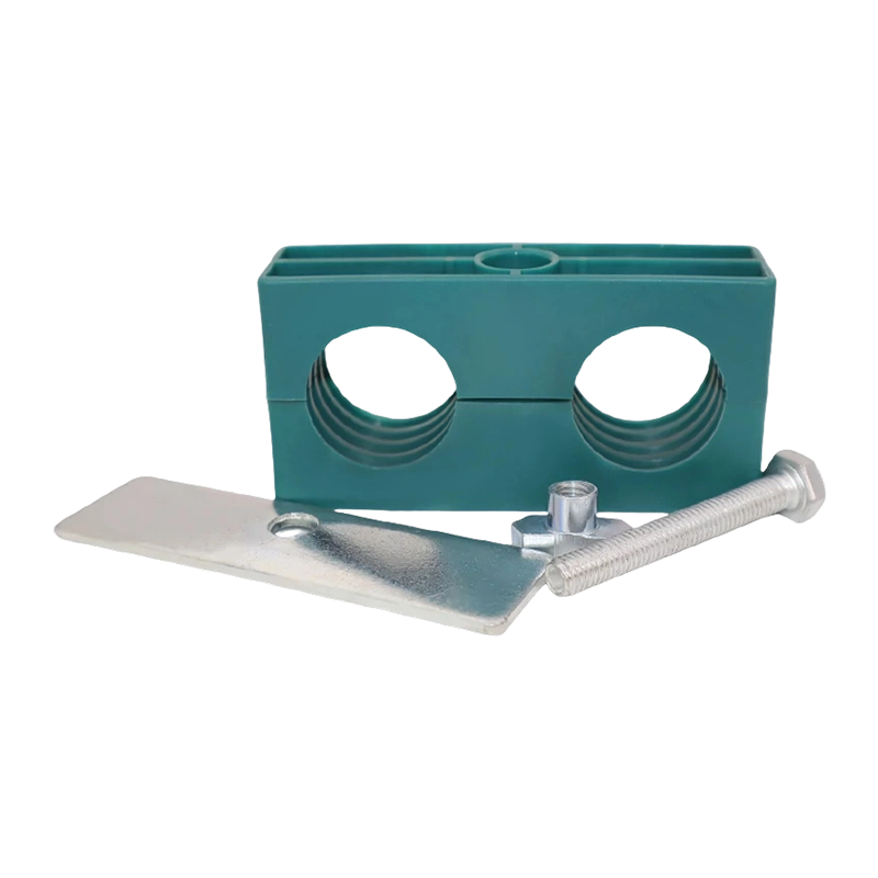 Легкий хомут для труб с двумя отверстиями, двойной пластиковый хомут для труб, хомут серии TTPG4 для крепления нефте- и водопроводных труб Легкий хомут для труб с двумя отверстиями, двойной пластиковый хомут для труб, хомут серии TTPG4 для крепления нефте- и водопроводных труб