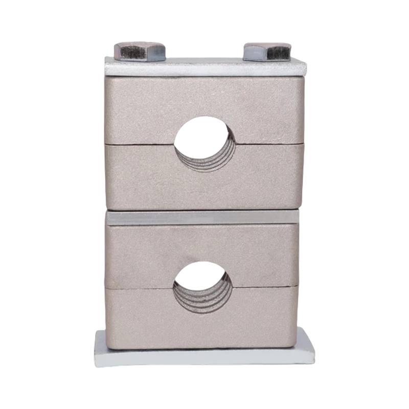 Прочный хомут для труб из алюминиевого сплава, крепление для двухслойных труб верхнего/нижнего слоя, хомут для труб серии THAG1