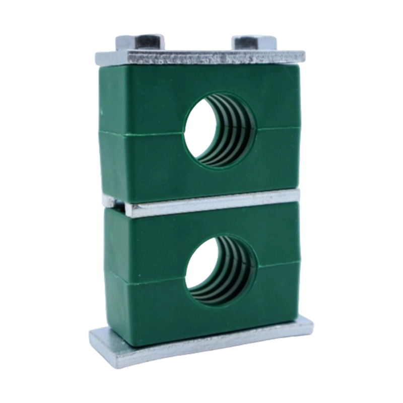 Прочный пластиковый верхний/нижний двухслойный хомут для труб, морской гидравлический хомут для крепления водонефтяных труб типа B(II), прочный хомут для труб