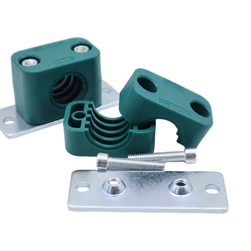 Легкий пластиковый хомут для труб с внутренней шестигранной удлиненной монтажной пластиной, хомут серии TLPG5 для крепления водопроводных труб Легкий пластиковый хомут для труб с внутренней шестигранной удлиненной монтажной пластиной, хомут серии TLPG5 для крепления водопроводных труб