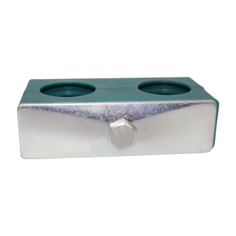 Легкий хомут для труб с двумя отверстиями, двойной пластиковый хомут для труб, хомут серии TTPG4 для крепления нефте- и водопроводных труб Легкий хомут для труб с двумя отверстиями, двойной пластиковый хомут для труб, хомут серии TTPG4 для крепления нефте- и водопроводных труб