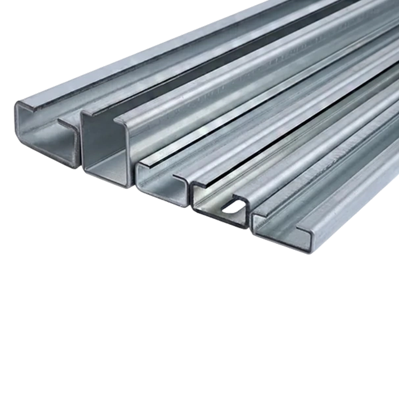 Направляющая для мобильного рельса с трубным зажимом, мобильный скользящий канал с С-образным каналом, направляющая из углеродистой стали/нержавеющей стали с отверстиями Направляющая для мобильного рельса с трубным зажимом, мобильный скользящий канал с С-образным каналом, направляющая из углеродистой стали/нержавеющей стали с отверстиями